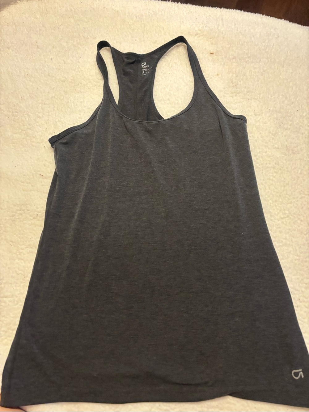 GAP Charcoal Gray Racerback Tank